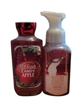 NEW Bath & Body Works Winter Candy Apple Hand Soap and Shower Gel